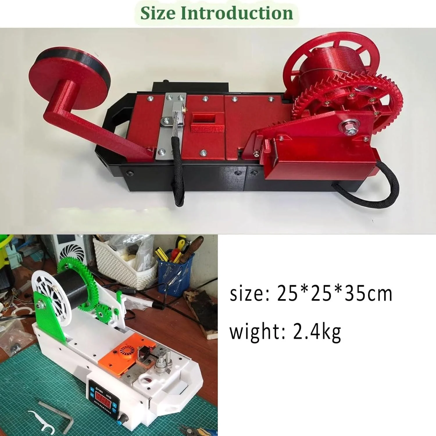 سازنده فیلامنت بازیافتی PET سه بعدی، اکسترودرهای چاپگر سه بعدی، با نمایشگر دیجیتال، تنظیم دما/سرعت، برای سازندگان DIY، استودیوها سازنده فیلامنت بازیافتی PET سه بعدی، اکسترودرهای چاپگر سه بعدی، با نمایشگر دیجیتال، تنظیم دما/سرعت، برای سازندگان DIY، استودیوها