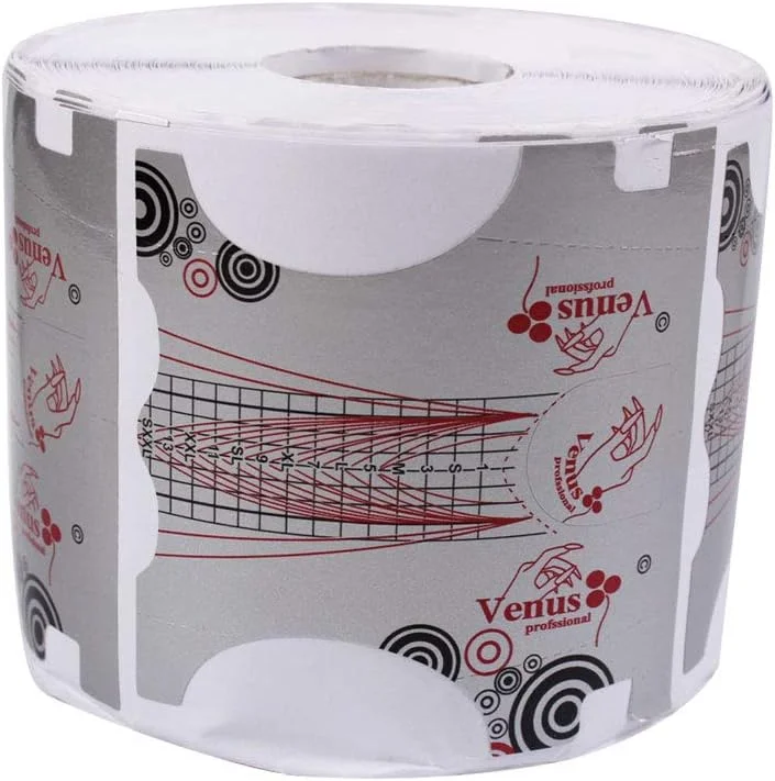 500 عدد فرم ناخن BeautyLeader، استیکرهای راهنمای طراحی ناخن برای اکریلیک، ژل UV، ابزار مانیکور و اکستنشن ناخن (1 رول / 500 عدد - نقره ای) 500 عدد فرم ناخن BeautyLeader، استیکرهای راهنمای طراحی ناخن برای اکریلیک، ژل UV، ابزار مانیکور و اکستنشن ناخن (1 رول / 500 عدد - نقره ای)