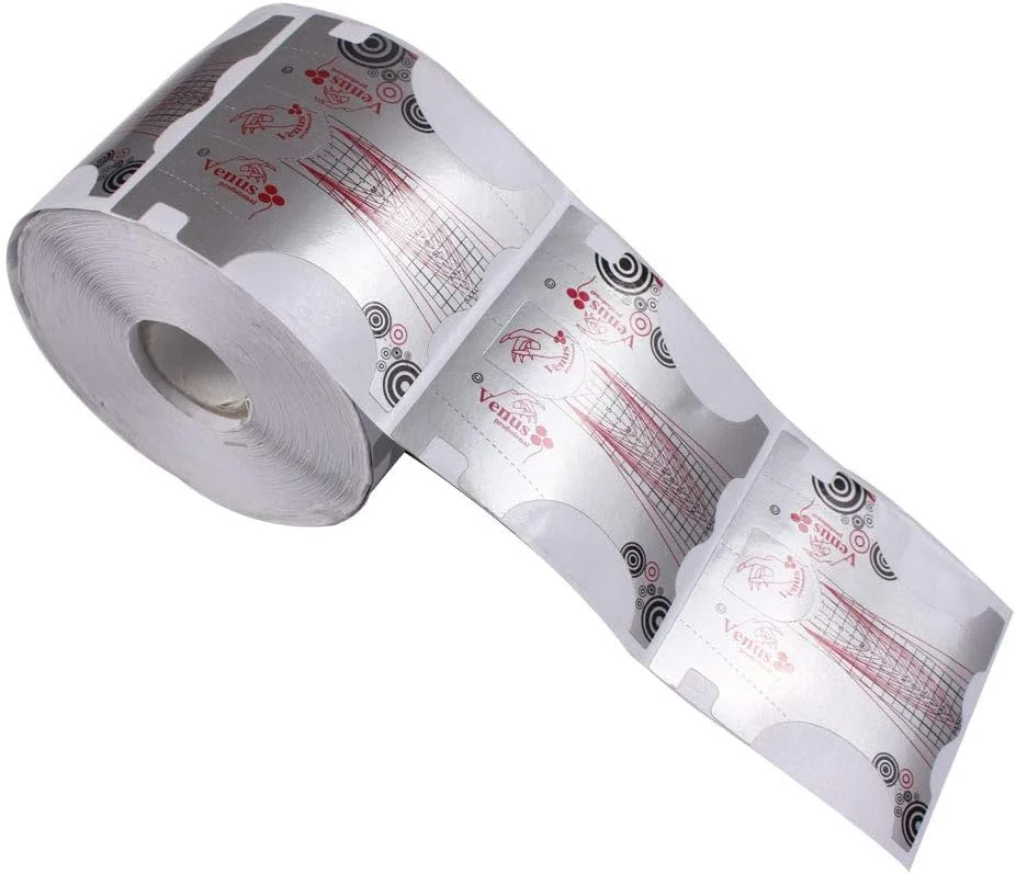 500 عدد فرم ناخن BeautyLeader، استیکرهای راهنمای طراحی ناخن برای اکریلیک، ژل UV، ابزار مانیکور و اکستنشن ناخن (1 رول / 500 عدد - نقره ای) 500 عدد فرم ناخن BeautyLeader، استیکرهای راهنمای طراحی ناخن برای اکریلیک، ژل UV، ابزار مانیکور و اکستنشن ناخن (1 رول / 500 عدد - نقره ای)