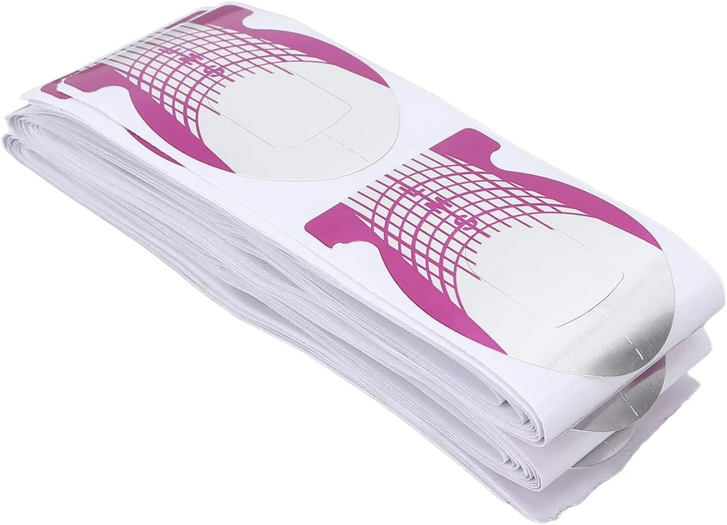 100 عدد فرم طراحی ناخن، استیکر چسبی برای کاشت ناخن، ابزار مانیکور