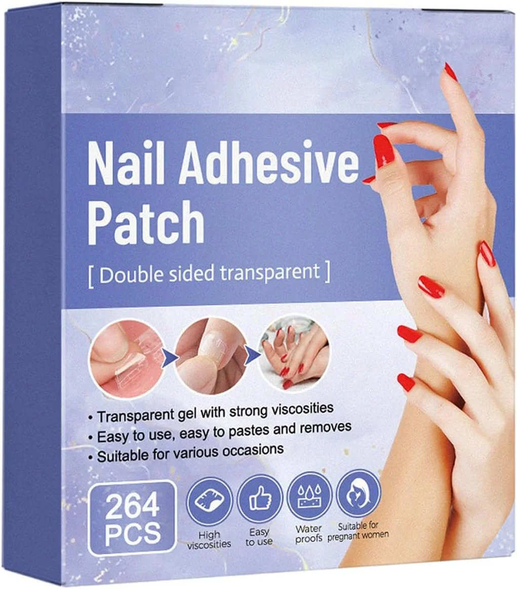برچسب های چسب ناخن KASTWAVE، 264 عدد (11 ورق)، برچسب چسب دو طرفه ناخن، برچسب های چسب ناخن مصنوعی فوق العاده چسبنده ژله ای شفاف، ضد آب، قابل تنفس و انعطاف پذیر برای مانیکور زنان و دختران برچسب های چسب ناخن KASTWAVE، 264 عدد (11 ورق)، برچسب چسب دو طرفه ناخن، برچسب های چسب ناخن مصنوعی فوق العاده چسبنده ژله ای شفاف، ضد آب، قابل تنفس و انعطاف پذیر برای مانیکور زنان و دختران