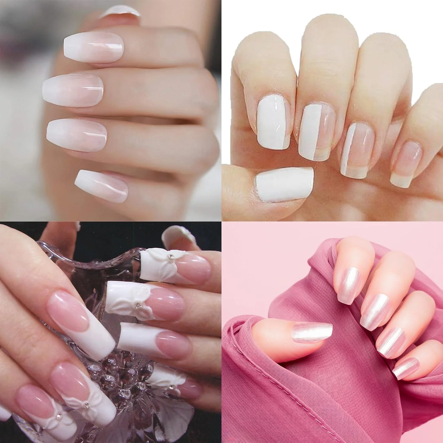 برچسب ابریشمی ناخن چسبی KASTWAVE، 3 رول استیکر فایبرگلاس اکستنشن طراحی ناخن، نوار تعمیر نوک ناخن با قابلیت برش آسان، نوک طراحی ناخن چسبی برای فرم ها