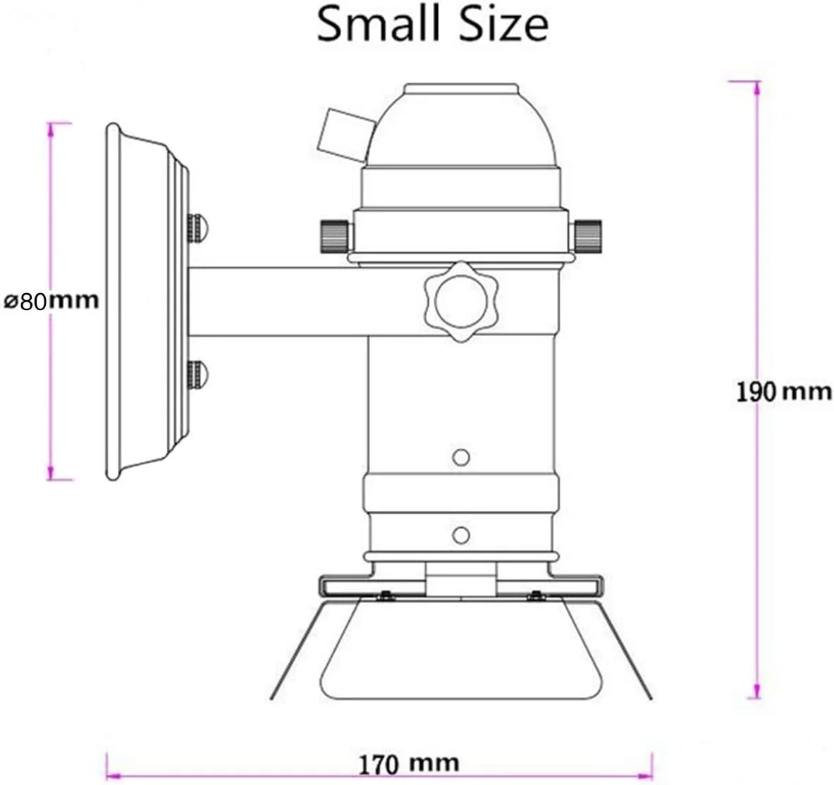 چراغ سقفی وینتیج FengYue، چراغ نقطه ای E27، چراغ دیواری/سقفی صنعتی، چراغ آویز فلزی قابل تنظیم برای تئاتر، استیج، ویترین فروشگاه، صنعت