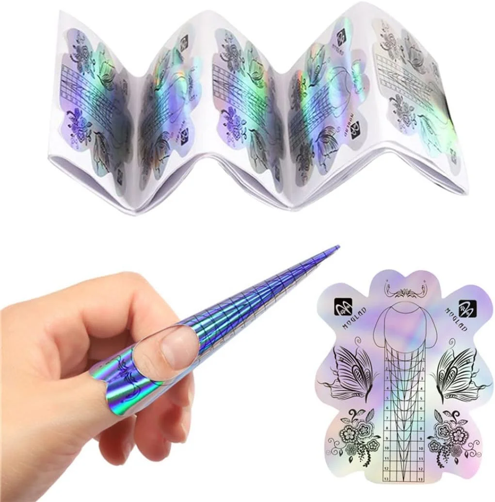 قالب های ناخن حرفه ای راهنمای اکستنشن ناخن برچسب نگهدارنده ابزار نوک اکریلیک ژل 100 عدد، ابزار و وسایل ناخن، سایر ابزار ناخن قالب های ناخن حرفه ای راهنمای اکستنشن ناخن برچسب نگهدارنده ابزار نوک اکریلیک ژل 100 عدد، ابزار و وسایل ناخن، سایر ابزار ناخن