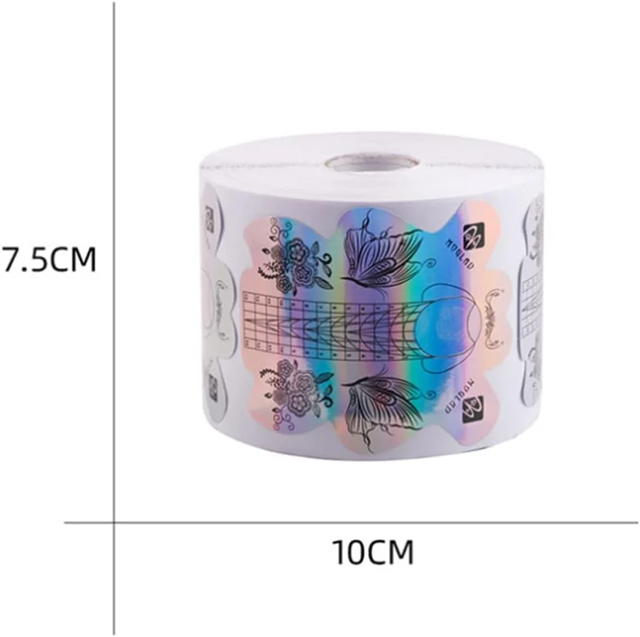 استیکر فرم ناخن SUNNEEN، راهنمای طراحی ناخن، ابزار اکستنشن ناخن چسبی، شکل پروانه ای برای اکریلیک، ژل UV، ابزار راهنمای اکستنشن ناخن، مراقبت از ناخن، ابزار مانیکور DIY، 100 عدد / 300 عدد