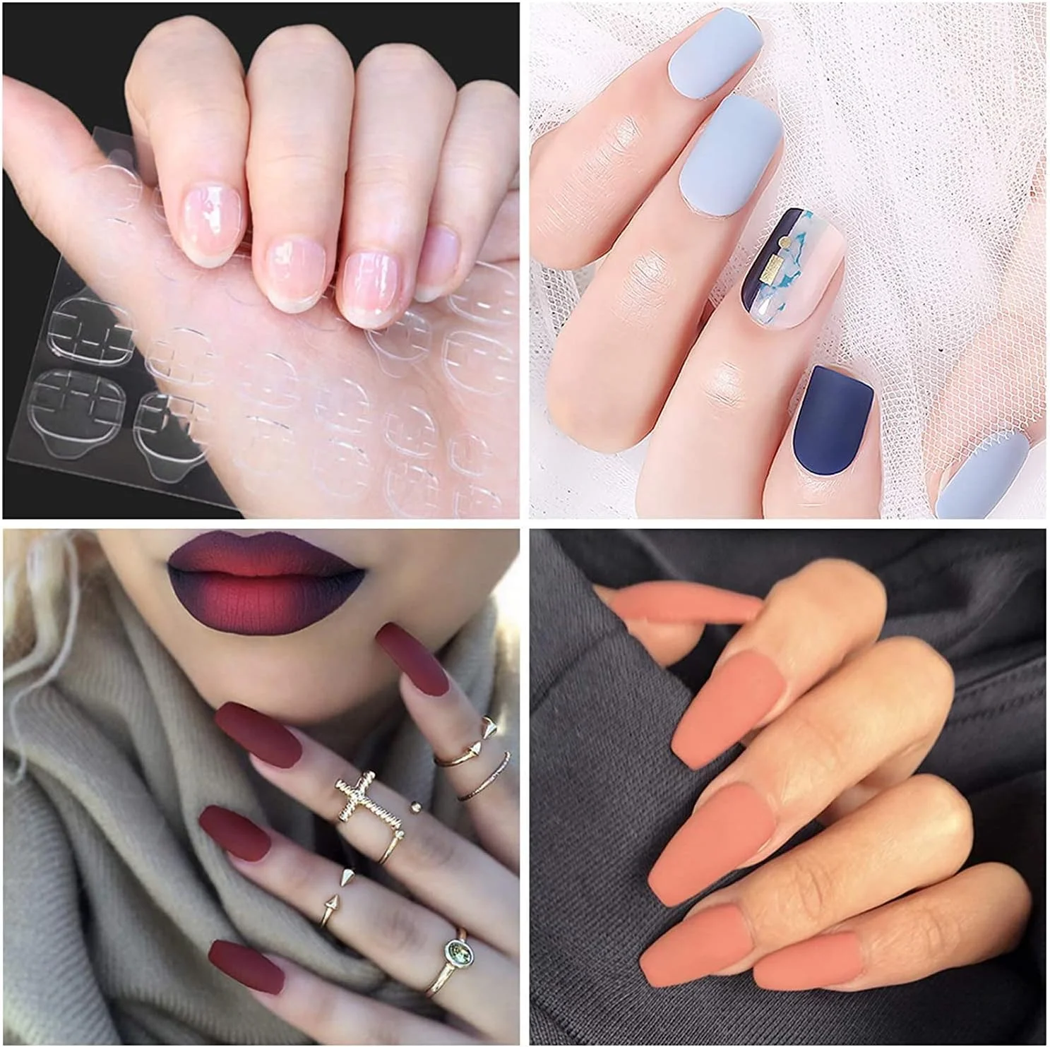 960 عدد برچسب ناخن Amzuia، 40 ورق چسب دو طرفه ناخن، چسب ناخن، برچسب چسب ناخن شفاف، برای نوک ناخن مصنوعی، تزئین هنری ناخن DIY 960 عدد برچسب ناخن Amzuia، 40 ورق چسب دو طرفه ناخن، چسب ناخن، برچسب چسب ناخن شفاف، برای نوک ناخن مصنوعی، تزئین هنری ناخن DIY