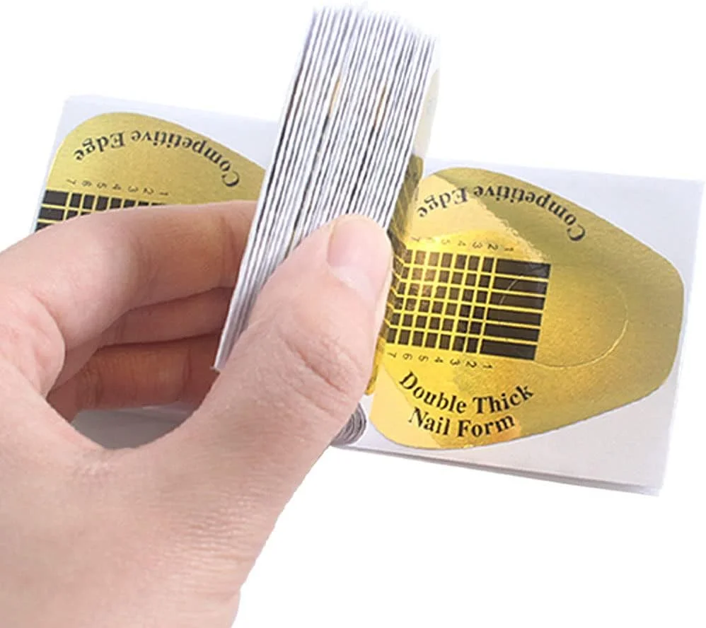 300 عدد فرم ناخن اکریلیک، فرم های طلایی برای اکستنشن ناخن، فرم های خودچسب دوگانه برای تیپ های ناخن پلی ژل، راهنمای برچسب های ناخن ژل نعل اسبی برای پلی ژل/اکستنشن/قالب های ناخن، مناسب برای سالن ناخن 300 عدد فرم ناخن اکریلیک، فرم های طلایی برای اکستنشن ناخن، فرم های خودچسب دوگانه برای تیپ های ناخن پلی ژل، راهنمای برچسب های ناخن ژل نعل اسبی برای پلی ژل/اکستنشن/قالب های ناخن، مناسب برای سالن ناخن