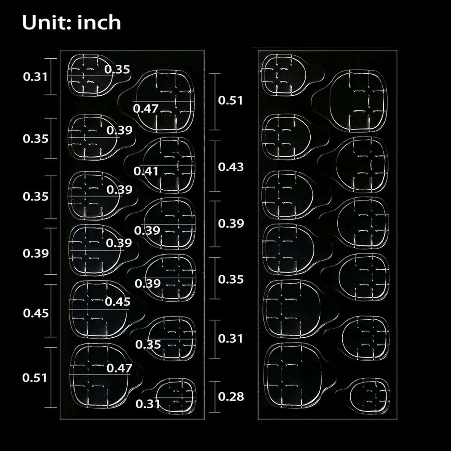 برچسب چسب ناخن YHOME، 50 ورق 1000 عدد برچسب چسبی، برچسب های دو طرفه فشاری، چسب شفاف ضد آب برای ناخن های فشاری، هنر DIY بانوان برچسب چسب ناخن YHOME، 50 ورق 1000 عدد برچسب چسبی، برچسب های دو طرفه فشاری، چسب شفاف ضد آب برای ناخن های فشاری، هنر DIY بانوان