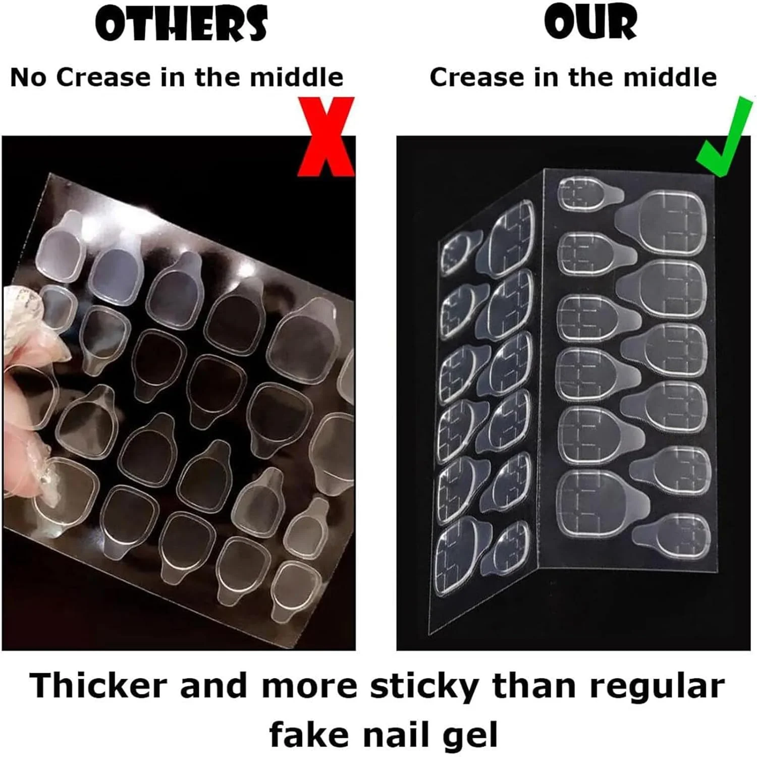 برچسب چسب ناخن YHOME، 50 ورق 1000 عدد برچسب چسبی، برچسب های دو طرفه فشاری، چسب شفاف ضد آب برای ناخن های فشاری، هنر DIY بانوان برچسب چسب ناخن YHOME، 50 ورق 1000 عدد برچسب چسبی، برچسب های دو طرفه فشاری، چسب شفاف ضد آب برای ناخن های فشاری، هنر DIY بانوان