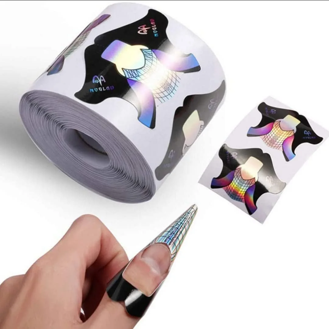 برچسب های طراحی ناخن، فرم های طراحی ناخن برای مانیکور، کاغذ طراحی برای هنر ناخن با ژل اکریلیک UV برچسب های طراحی ناخن، فرم های طراحی ناخن برای مانیکور، کاغذ طراحی برای هنر ناخن با ژل اکریلیک UV