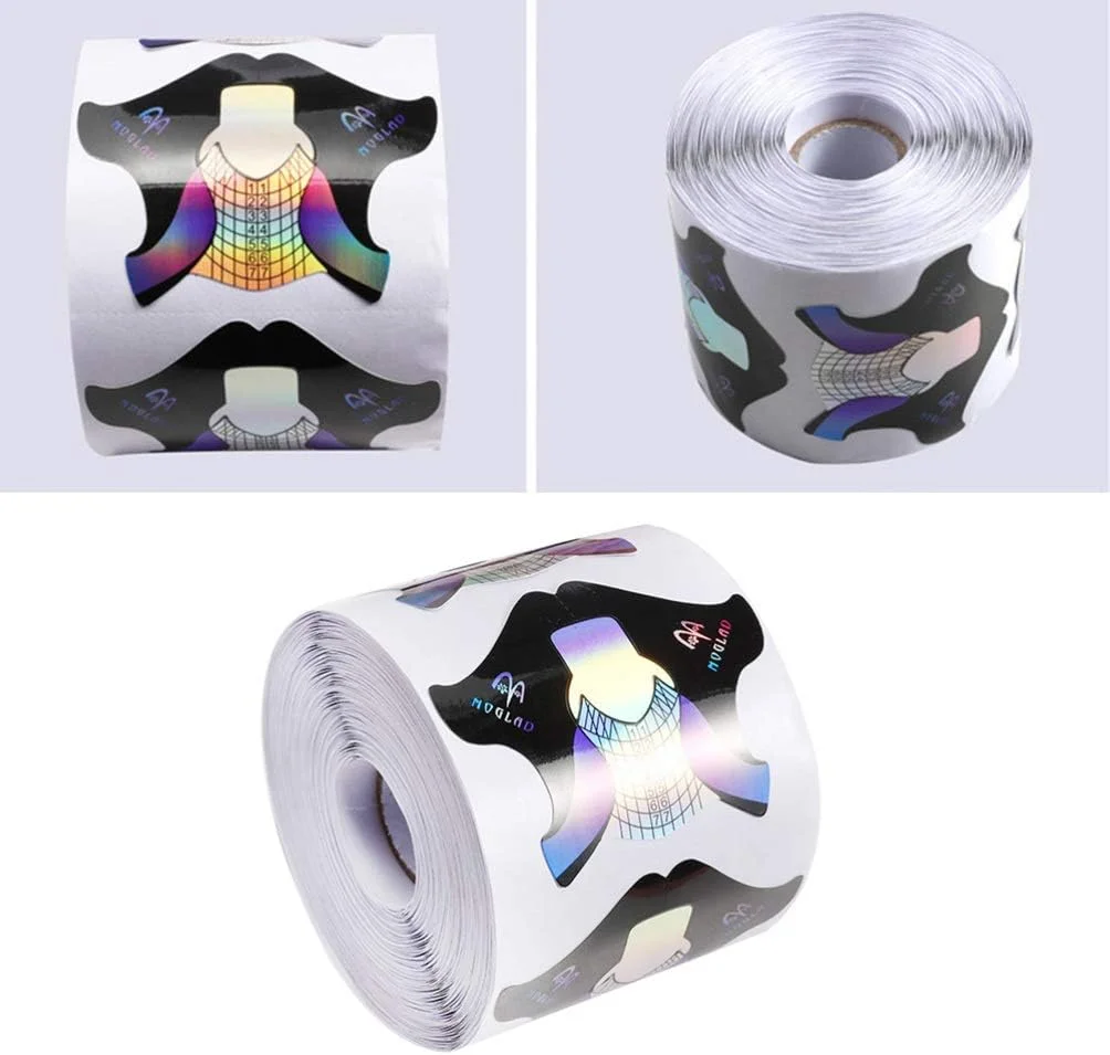 300 عدد فرم ناخن طرح ماهی برچسب های راهنمای هنر ناخن کاغذی خود چسب ابزار مانیکور اکستنشن ناخن 300 عدد فرم ناخن طرح ماهی برچسب های راهنمای هنر ناخن کاغذی خود چسب ابزار مانیکور اکستنشن ناخن