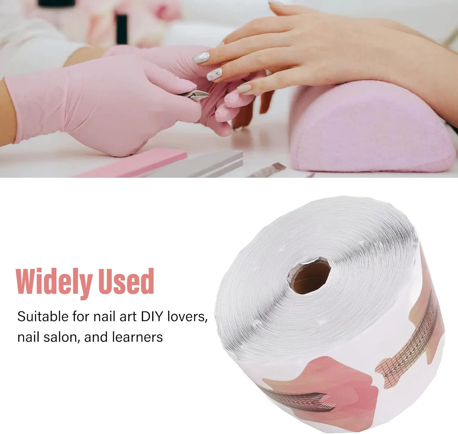 استیکر فرم کاشت ناخن جداشدنی خودچسب سوراندی، 500 عدد راهنمای فرم ناخن، علامت گذاری شده واضح، شکل دهنده فرم ناخن DIY برای سالن خانگی استیکر فرم کاشت ناخن جداشدنی خودچسب سوراندی، 500 عدد راهنمای فرم ناخن، علامت گذاری شده واضح، شکل دهنده فرم ناخن DIY برای سالن خانگی