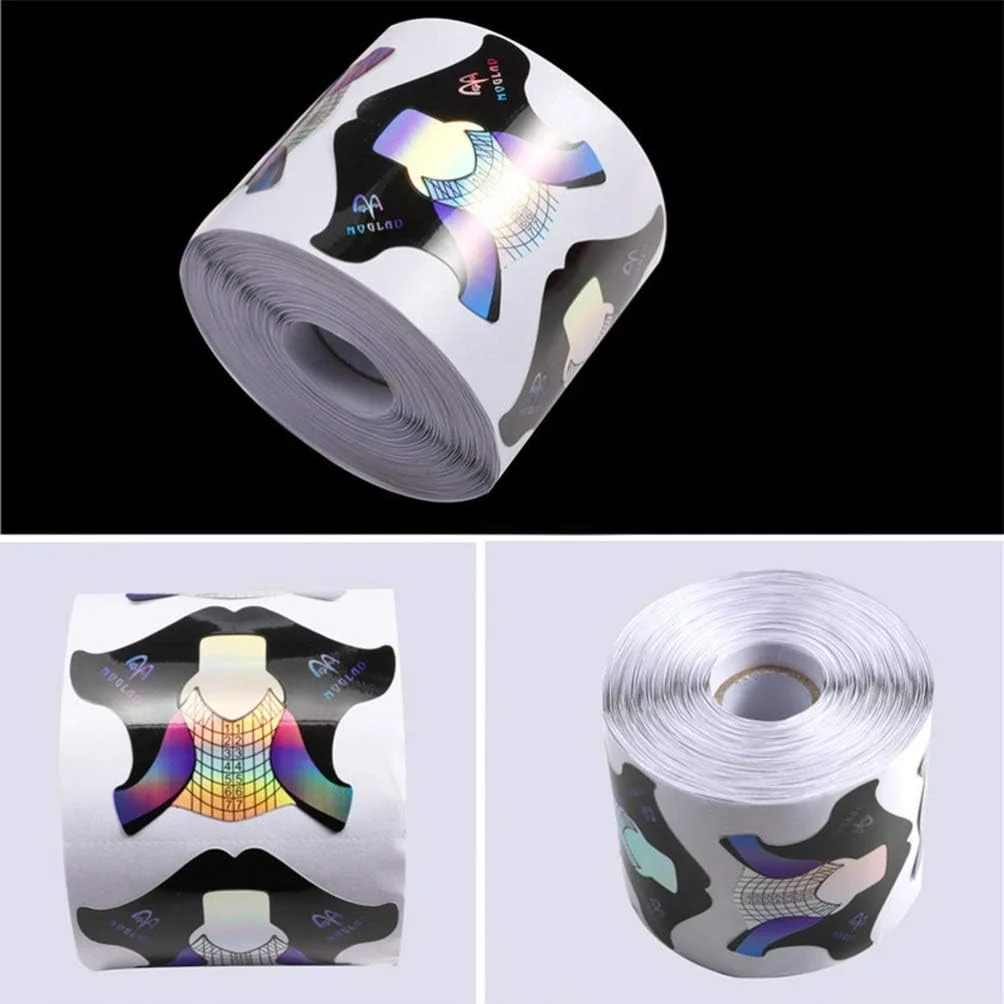 300 عدد فرم ناخن طرح ماهی برچسب های راهنمای هنر ناخن کاغذی خود چسب ابزار مانیکور اکستنشن ناخن 300 عدد فرم ناخن طرح ماهی برچسب های راهنمای هنر ناخن کاغذی خود چسب ابزار مانیکور اکستنشن ناخن