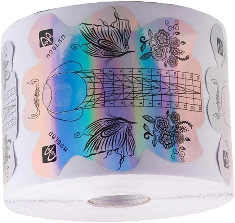 فرمر ناخن، راهنمای حرفه ای برای کاشت ناخن، استیکر نگهدارنده، ابزار ژل و اکریلیک، 300 عدد، ابزار مانیکور فرمر ناخن، راهنمای حرفه ای برای کاشت ناخن، استیکر نگهدارنده، ابزار ژل و اکریلیک، 300 عدد، ابزار مانیکور