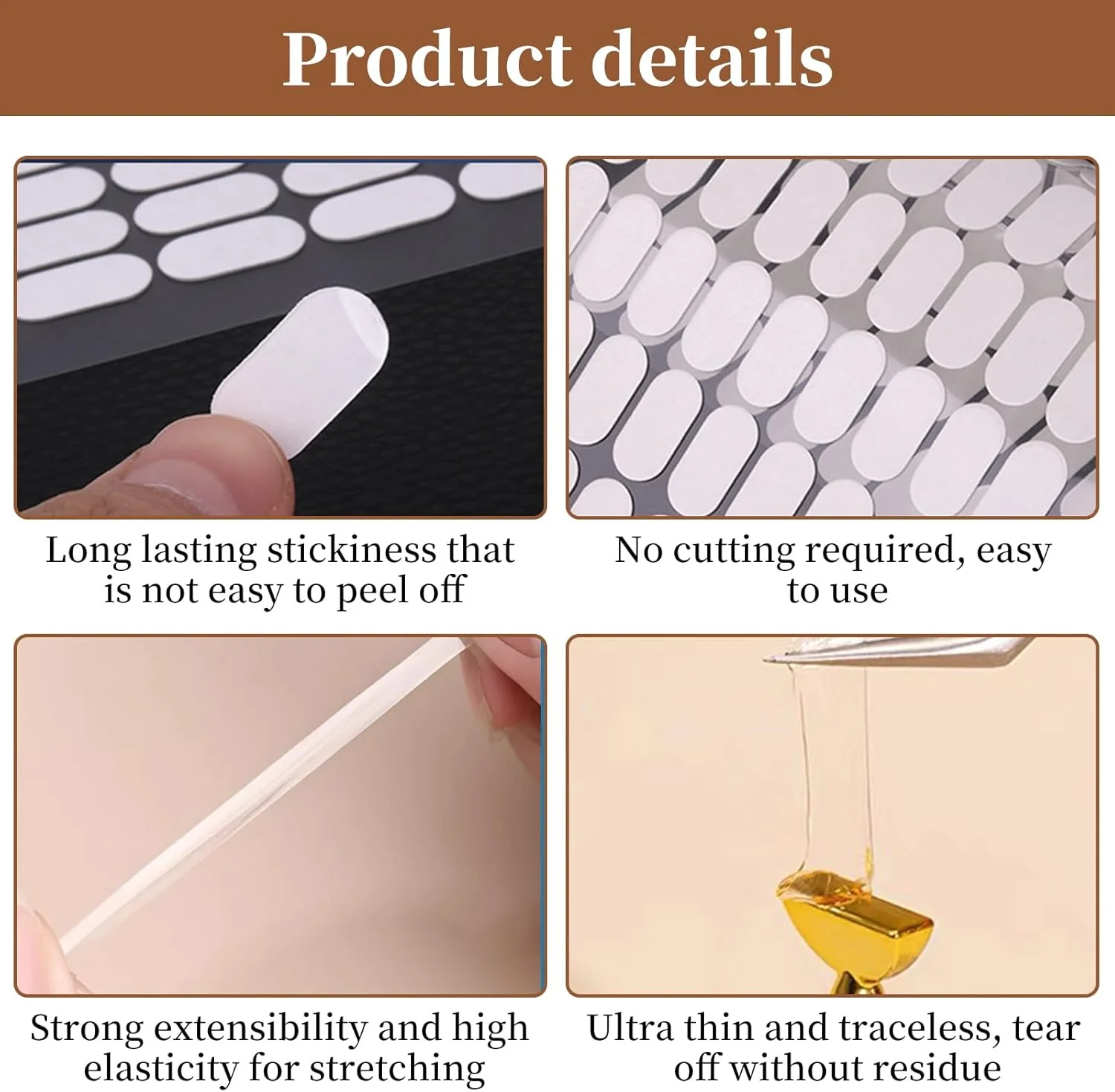 برچسب چسب ناخن مصنوعی نالاینا 1000 عددی، استیکر چسب دو طرفه برای ناخن مصنوعی برچسب چسب ناخن مصنوعی نالاینا 1000 عددی، استیکر چسب دو طرفه برای ناخن مصنوعی