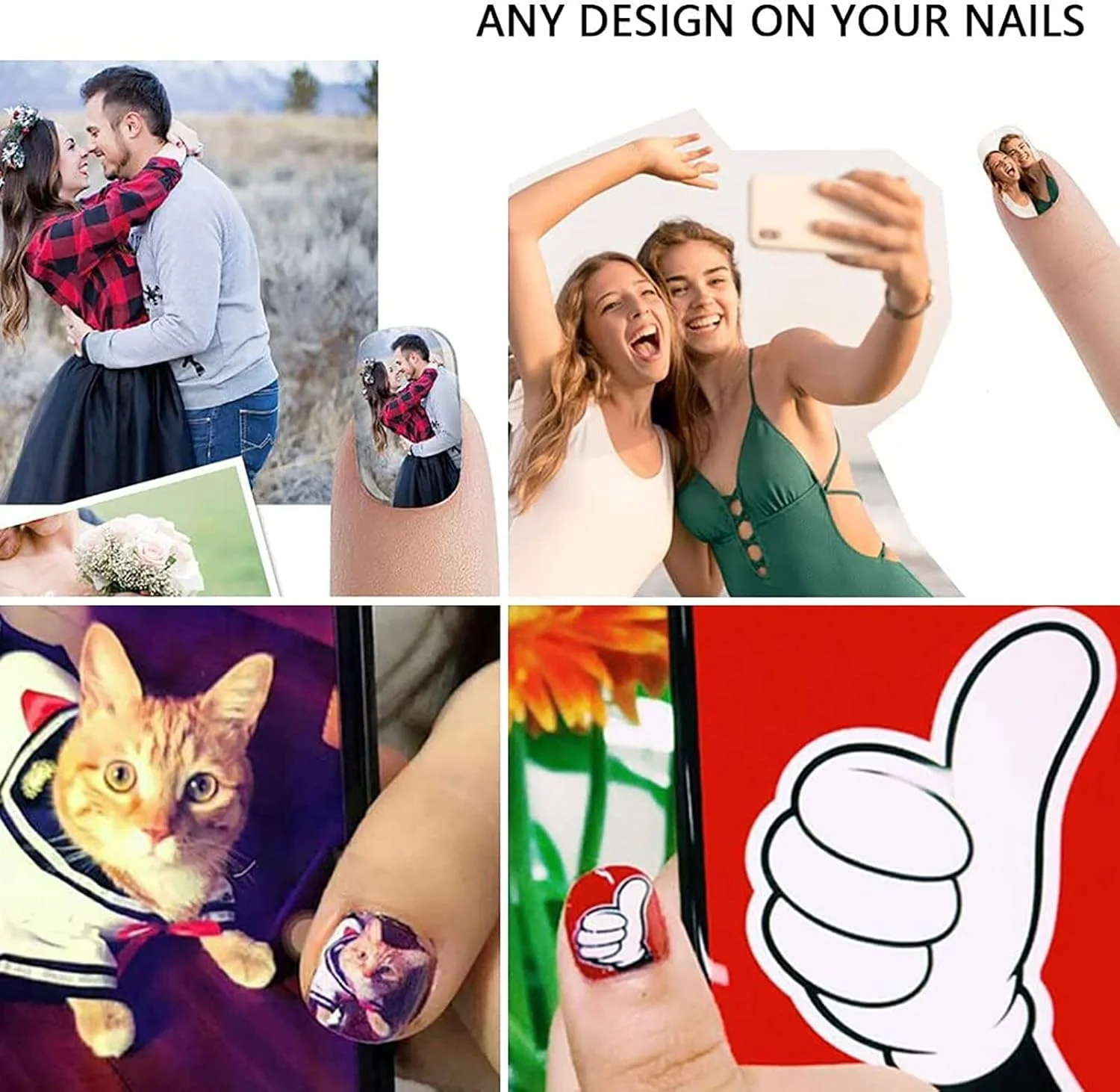 دستگاه چاپ ناخن LHTYXX، دستگاه چاپ سه بعدی ناخن، هنر ناخن طرح دار قابل حمل، دستگاه های چاپگر پشتیبانی از Wifi/Diy/Usb، اتصال برنامه موبایل، نارنجی (نارنجی)