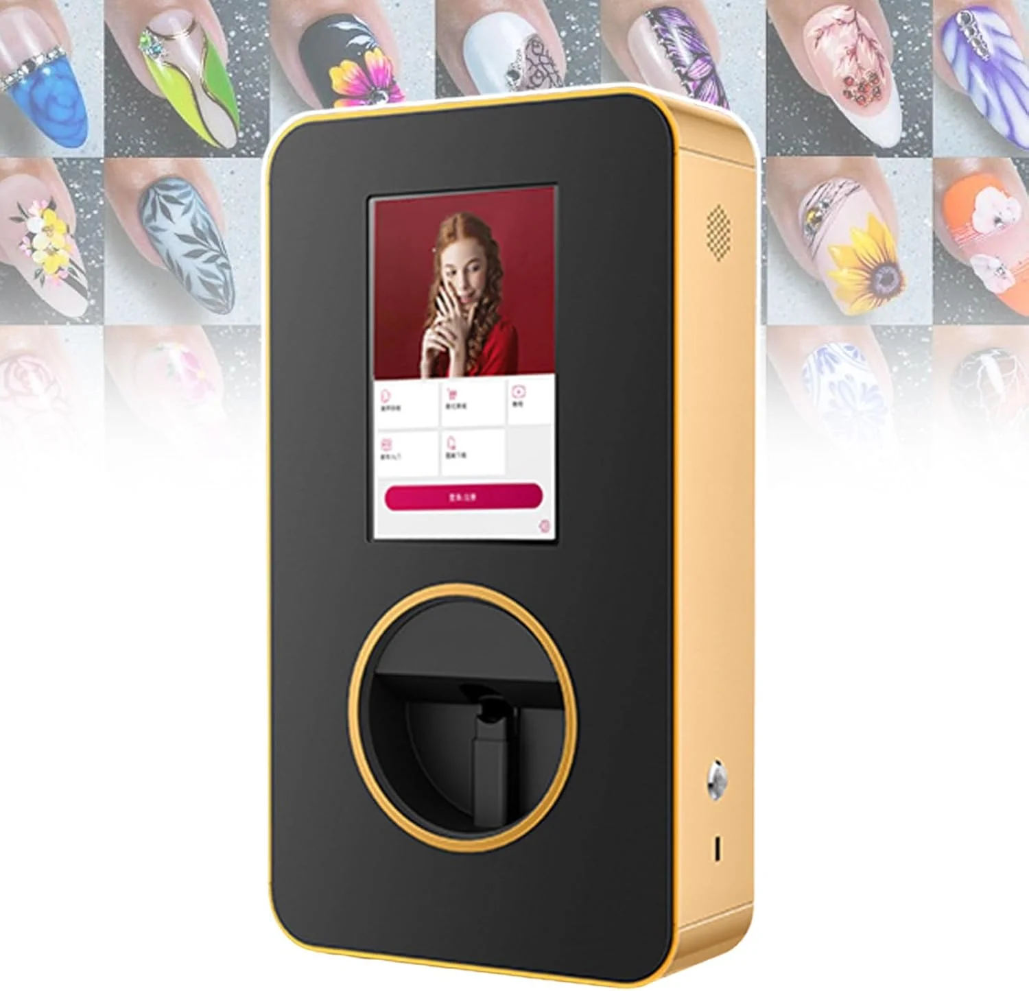 دستگاه چاپ ناخن سه بعدی هوشمند با صفحه نمایش بزرگ، رزولوشن 2400 DPI، دستگاه خودکار فناوری ناخن، پشتیبانی از اتصال به Wifi، مناسب برای سالن های زیبایی دستگاه چاپ ناخن سه بعدی هوشمند با صفحه نمایش بزرگ، رزولوشن 2400 DPI، دستگاه خودکار فناوری ناخن، پشتیبانی از اتصال به Wifi، مناسب برای سالن های زیبایی