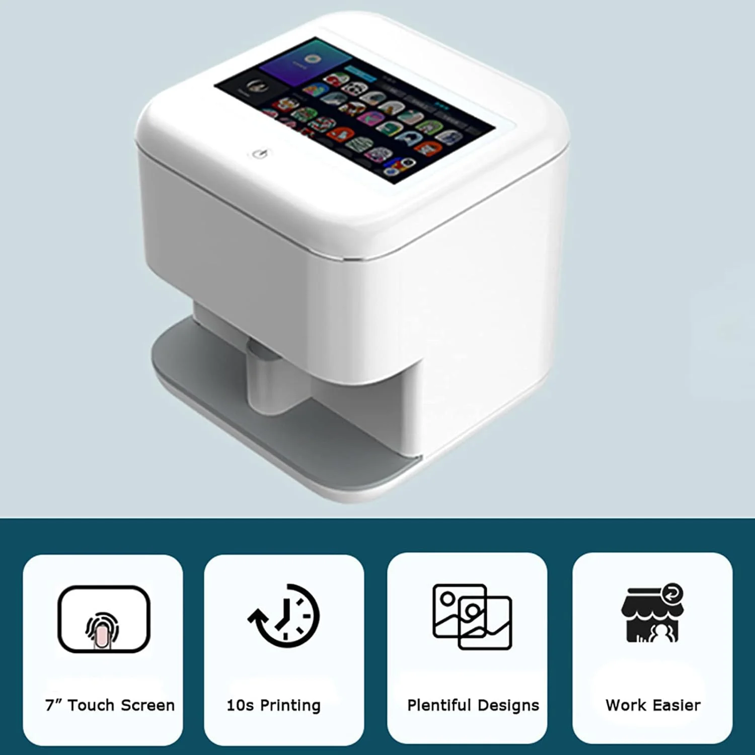 دستگاه چاپ هوشمند طرح ناخن، دستگاه چاپ طرح ناخن با قابلیت انجام طراحی در 40 ثانیه، دستگاه چاپ طرح ناخن سفارشی DIY، دستگاه چاپ خودکار هوشمند سه بعدی ناخن دستگاه چاپ هوشمند طرح ناخن، دستگاه چاپ طرح ناخن با قابلیت انجام طراحی در 40 ثانیه، دستگاه چاپ طرح ناخن سفارشی DIY، دستگاه چاپ خودکار هوشمند سه بعدی ناخن