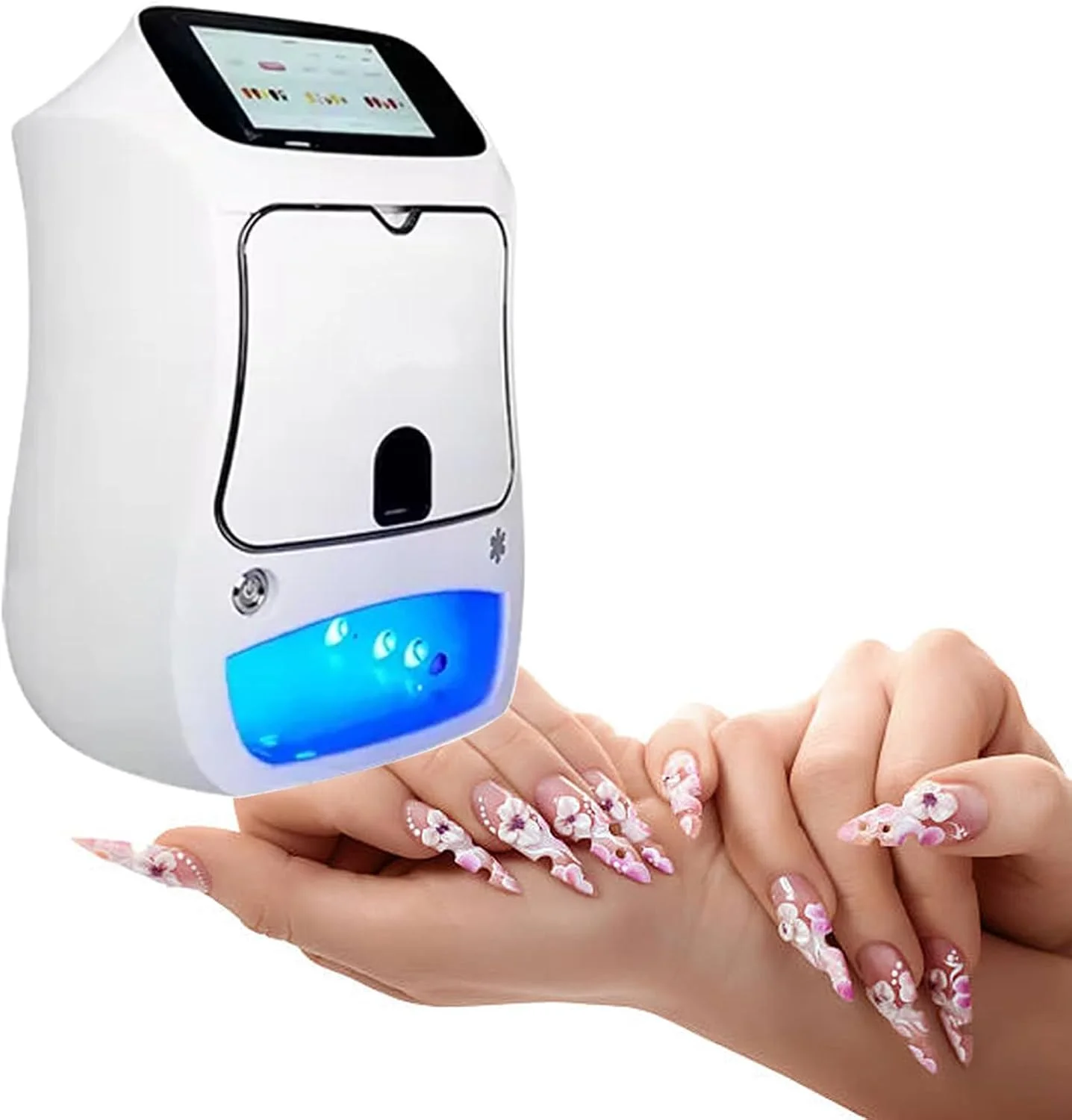 دستگاه چاپ ناخن سه بعدی لمسی موبایل - استیکرهای طراحی ناخن، دستگاه های چاپگر هوشمند خودکار طراحی ناخن، پشتیبانی از WiFi/DIY، ابزارهای چاپ طرح DIY طراحی ناخن، ناخن سالن خانگی دستگاه چاپ ناخن سه بعدی لمسی موبایل - استیکرهای طراحی ناخن، دستگاه های چاپگر هوشمند خودکار طراحی ناخن، پشتیبانی از WiFi/DIY، ابزارهای چاپ طرح DIY طراحی ناخن، ناخن سالن خانگی