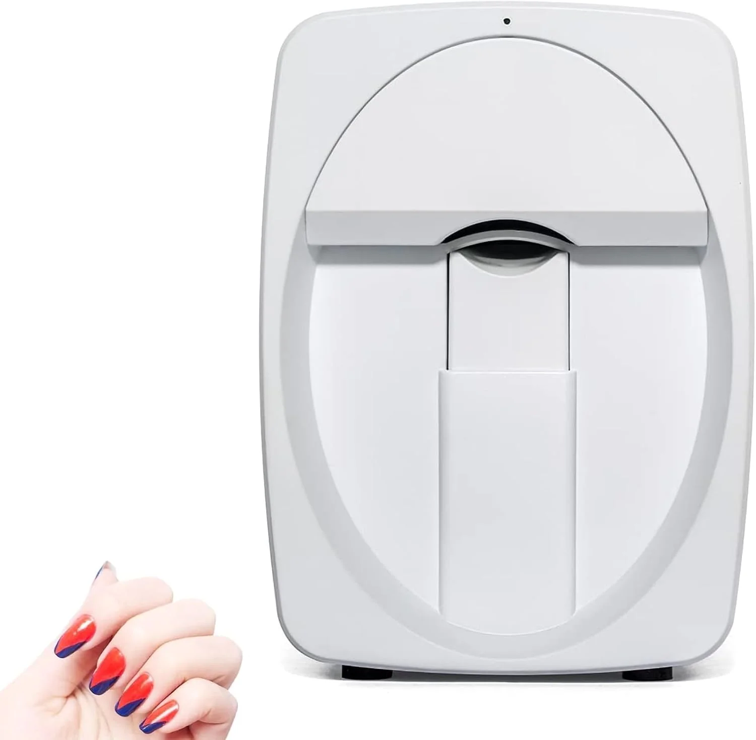 دستگاه چاپ ناخن سه بعدی هوشمند اتوماتیک، چاپگر قابل حمل هنر ناخن، دستگاه هنر ناخن چاپگر سه بعدی، پشتیبانی از الگوهای DIY تلفن همراه