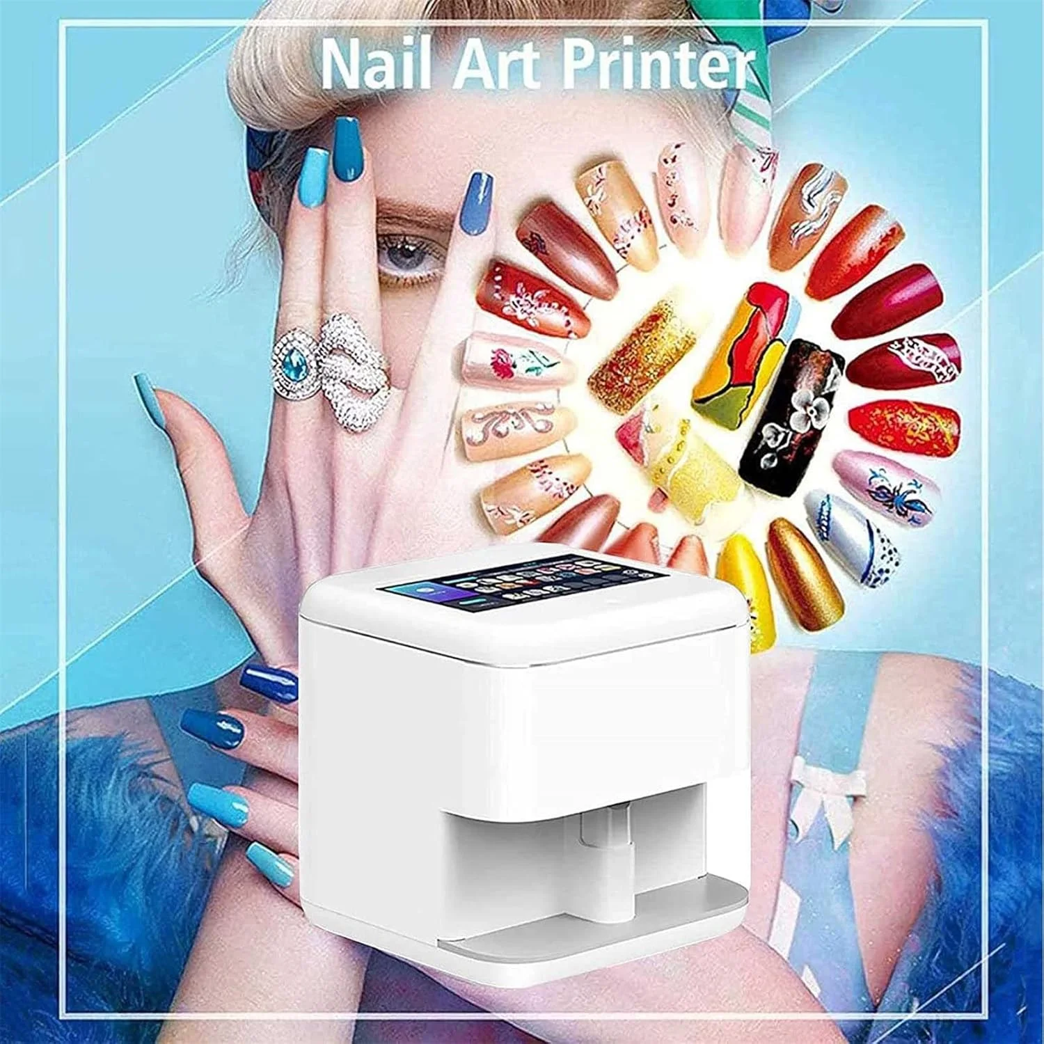 دستگاه چاپ ناخن سه بعدی، دستگاه چاپگر ناخن، دستگاه چاپ ناخن با صفحه لمسی و هوش مصنوعی دیجیتال می تواند طرح مورد نظر شما را چاپ کند دستگاه چاپ ناخن سه بعدی، دستگاه چاپگر ناخن، دستگاه چاپ ناخن با صفحه لمسی و هوش مصنوعی دیجیتال می تواند طرح مورد نظر شما را چاپ کند