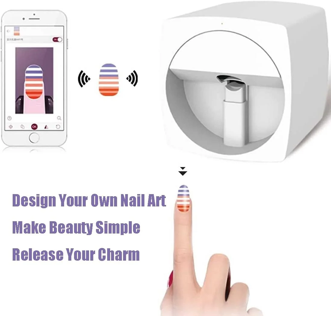 دستگاه چاپگر سه بعدی ناخن، دستگاه چاپگر طرح های سفارشی ناخن، چاپگر هوشمند اتوماتیک سه بعدی ناخن، تجهیزات قابل حمل چند منظوره هوشمند AI، نقاشی 35 ثانیه ای دستگاه چاپگر سه بعدی ناخن، دستگاه چاپگر طرح های سفارشی ناخن، چاپگر هوشمند اتوماتیک سه بعدی ناخن، تجهیزات قابل حمل چند منظوره هوشمند AI، نقاشی 35 ثانیه ای