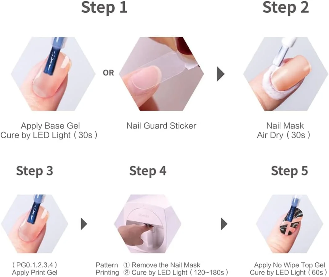 دستگاه چاپ ناخن طرح دار سه بعدی HLGKBY، بافت مرمر/هوشمند خودکار، پشتیبانی از WiFi/DIY/USB، دستگاه چاپ چند منظوره قابل حمل، رنگ آمیزی دقیق با یک کلیک، تجربه جدید طراحی ناخن دستگاه چاپ ناخن طرح دار سه بعدی HLGKBY، بافت مرمر/هوشمند خودکار، پشتیبانی از WiFi/DIY/USB، دستگاه چاپ چند منظوره قابل حمل، رنگ آمیزی دقیق با یک کلیک، تجربه جدید طراحی ناخن