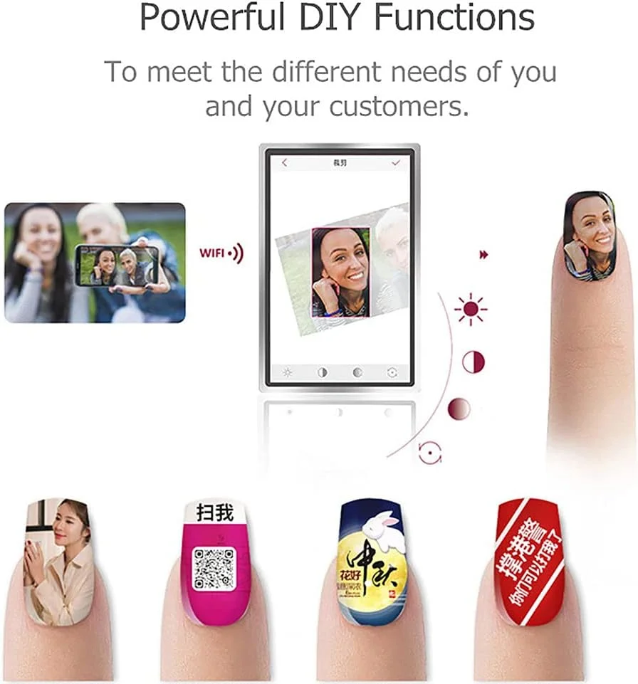 دستگاه چاپ هوشمند طرح ناخن UPIKIT، دستگاه چاپ سه بعدی اتوماتیک مانیکور، دستگاه چاپ فیلم طرح عکس روی ناخن، هوشمند اتوماتیک، چاپ و خشک کردن همزمان، تجهیزات حرفه ای هنر ناخن دستگاه چاپ هوشمند طرح ناخن UPIKIT، دستگاه چاپ سه بعدی اتوماتیک مانیکور، دستگاه چاپ فیلم طرح عکس روی ناخن، هوشمند اتوماتیک، چاپ و خشک کردن همزمان، تجهیزات حرفه ای هنر ناخن