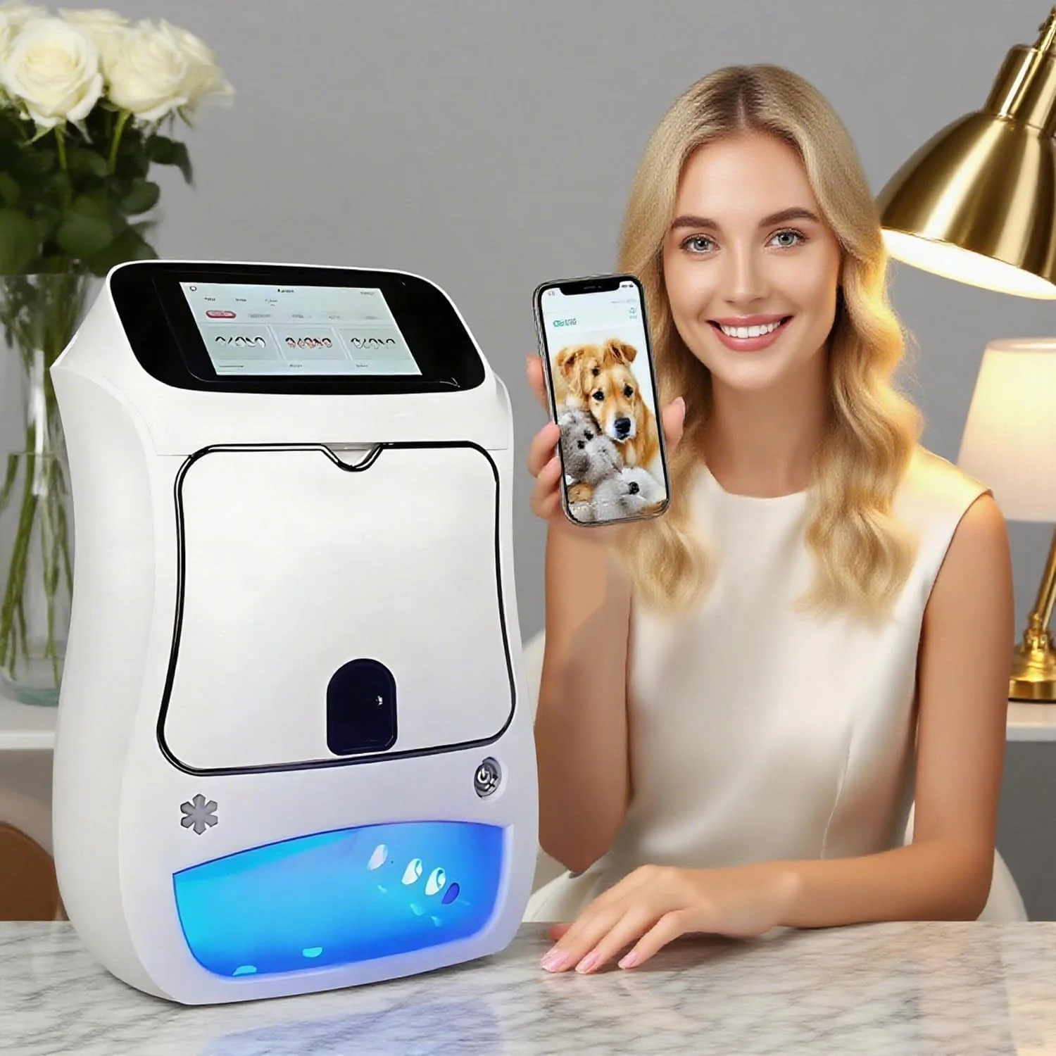 دستگاه چاپ ناخن حرفه ای، دستگاه چاپ هوشمند سه بعدی طراحی ناخن با صفحه لمسی 5 اینچی، تشخیص شکل ناخن با هوش مصنوعی، کنترل برنامه، وضوح بالا 4800DPI، نقاشی دیجیتال ناخن دستگاه چاپ ناخن حرفه ای، دستگاه چاپ هوشمند سه بعدی طراحی ناخن با صفحه لمسی 5 اینچی، تشخیص شکل ناخن با هوش مصنوعی، کنترل برنامه، وضوح بالا 4800DPI، نقاشی دیجیتال ناخن