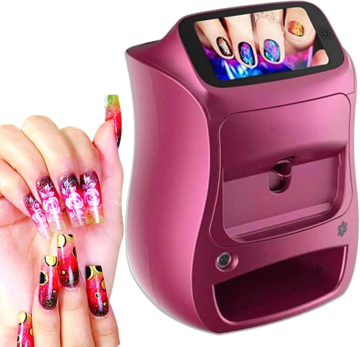 دستگاه چاپ ناخن موبایل با صفحه لمسی سه بعدی، دستگاه چاپگر ناخن هوشمند چند منظوره با پشتیبانی از WiFi/DIY/USB، مناسب برای استودیوهای عروسی، فروشگاه های مد و سالن های زیبایی دستگاه چاپ ناخن موبایل با صفحه لمسی سه بعدی، دستگاه چاپگر ناخن هوشمند چند منظوره با پشتیبانی از WiFi/DIY/USB، مناسب برای استودیوهای عروسی، فروشگاه های مد و سالن های زیبایی