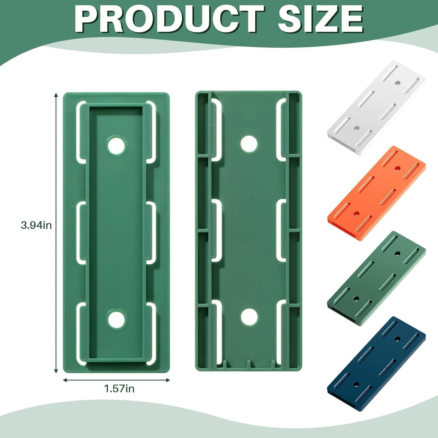 نگهدارنده چندراهی برق دیواری چسبی بدون نیاز به سوراخکاری، مناسب برای مدیریت کابل در خانه و اداره - 16 عددی