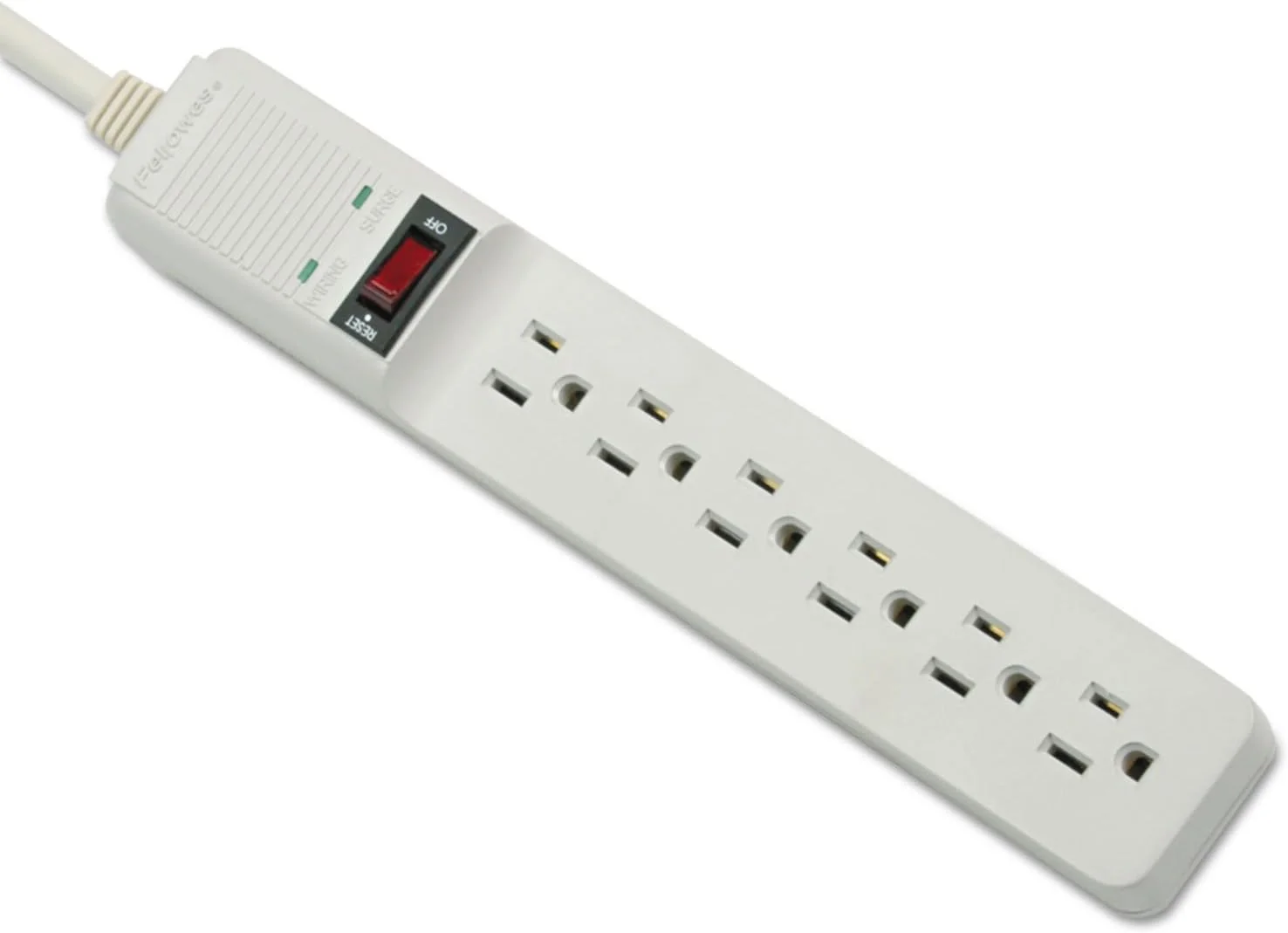 محافظ برق فلووز، 6 پریز، سیم 15 فوتی (بسته بندی غیر خرده فروشی) محافظ برق فلووز، 6 پریز، سیم 15 فوتی (بسته بندی غیر خرده فروشی)