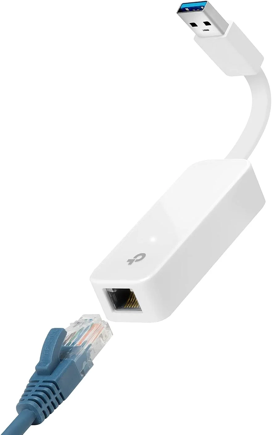 آداپتور USB به اترنت TP-Link، آداپتور شبکه LAN اترنت گیگابیتی تاشو USB 3.0 به 10/100/1000، پشتیبانی از ویندوز 10/8.1/8/7/Vista/XP برای لپ تاپ رومیزی Apple MacBook Linux (UE300)
