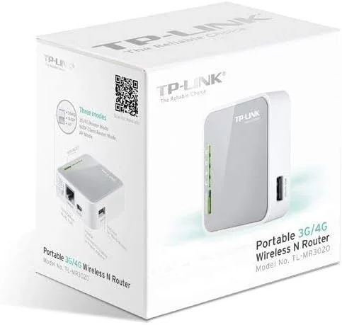 روتر بیسیم N قابل حمل 3G/4G تیپیلینک، 1 پورت USB 2.0 + 1 پورت Micro USB، 1 پورت WAN/LAN سریع، حالت WISP، طراحی مناسب سفر، بدون نیاز به پیکربندی، دوشاخه UK (TL-MR3020) روتر بیسیم N قابل حمل 3G/4G تیپیلینک، 1 پورت USB 2.0 + 1 پورت Micro USB، 1 پورت WAN/LAN سریع، حالت WISP، طراحی مناسب سفر، بدون نیاز به پیکربندی، دوشاخه UK (TL-MR3020)