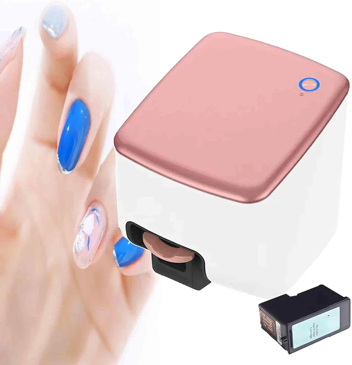 دستگاه چاپ ناخن سه بعدی دیجیتال اتوماتیک، 4800dpi، چاپ 10 ثانیه ای، با کنترل برنامه و شناسایی لبه های ناخن برای استودیو ناخن/دوستداران ناخن/مانیکوریست دستگاه چاپ ناخن سه بعدی دیجیتال اتوماتیک، 4800dpi، چاپ 10 ثانیه ای، با کنترل برنامه و شناسایی لبه های ناخن برای استودیو ناخن/دوستداران ناخن/مانیکوریست