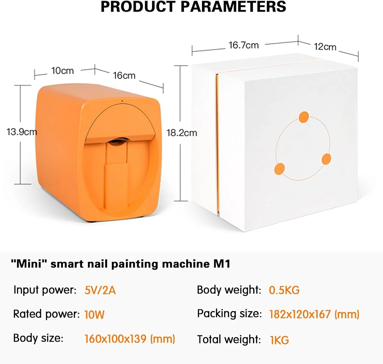 دستگاه چاپ ناخن دیجیتال موبایل JFKJKJW، دستگاه ربات چاپ ناخن موبایل با صفحه لمسی سه بعدی و بدنه فلزی، دارای بیش از 1500 تصویر، صورتی (نارنجی) دستگاه چاپ ناخن دیجیتال موبایل JFKJKJW، دستگاه ربات چاپ ناخن موبایل با صفحه لمسی سه بعدی و بدنه فلزی، دارای بیش از 1500 تصویر، صورتی (نارنجی)