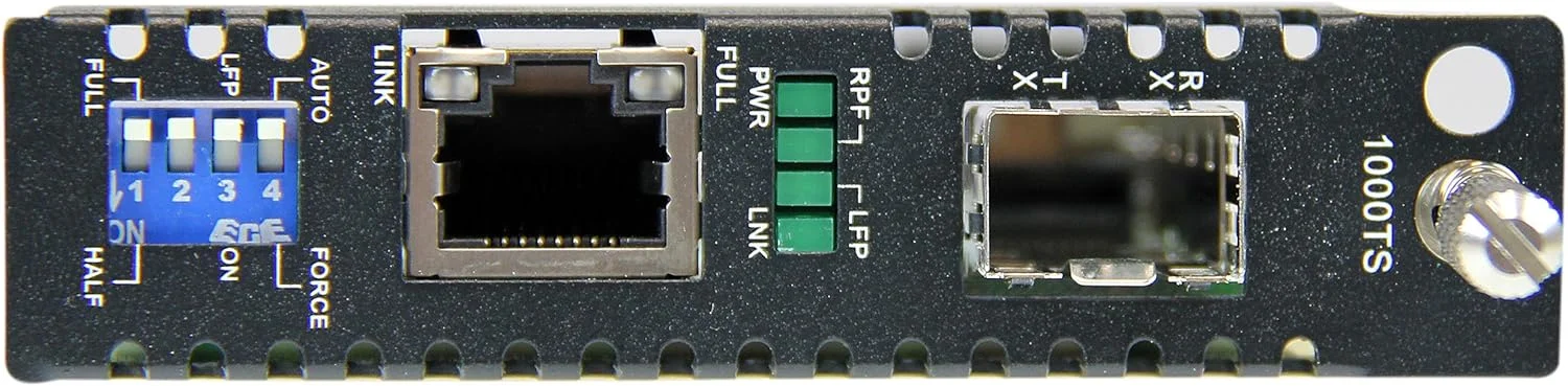 ماژول کارت مبدل فیبر به اترنت گیگابیتی StarTech.com با اسلات SFP باز - مبدل فیبر به اترنت - مبدل رسانه اترنت (ET91000SFP2C)