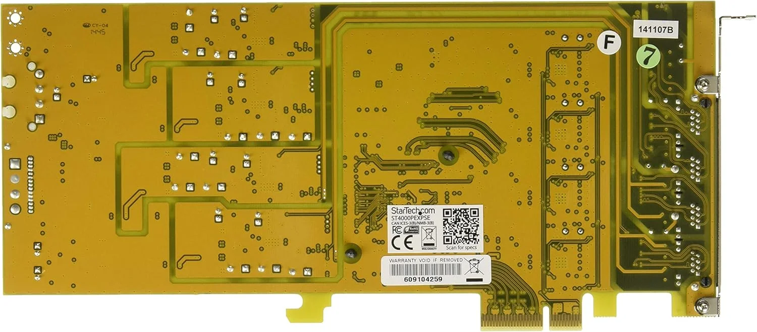 کارت شبکه 4 پورت گیگابیتی PoE استار تک - کارت شبکه PCIe - PoE/PoE+ تا 25 وات در هر پورت - کارت شبکه PCIe - کارت اترنت گیگابیتی (ST4000PEXPSE) کارت شبکه 4 پورت گیگابیتی PoE استار تک - کارت شبکه PCIe - PoE/PoE+ تا 25 وات در هر پورت - کارت شبکه PCIe - کارت اترنت گیگابیتی (ST4000PEXPSE)