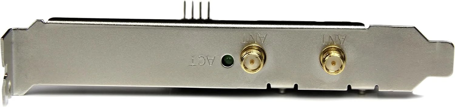 آداپتور شبکه بی سیم دو بانده AC استار تک با سرعت 433 مگابیت بر ثانیه، رنگ مشکی مدل PEX433WAC11