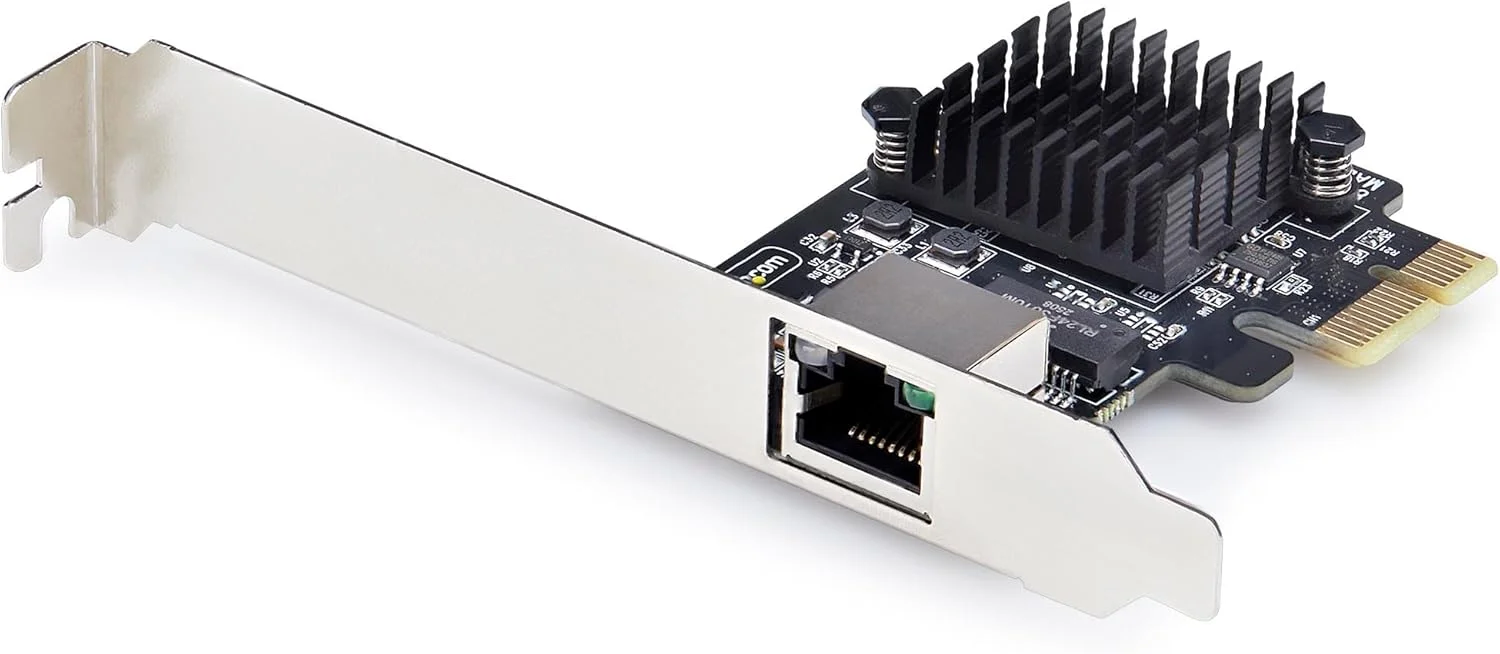کارت شبکه PCIe گیگابیتی 5G تک پورت StarTech.com، کارت LAN PCI Express، Realtek RTL8126، سازگار با ویندوز و لینوکس، TAA