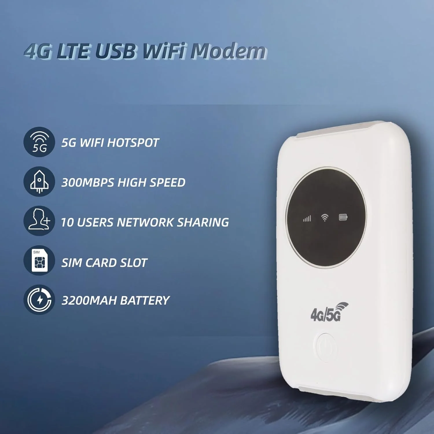 مودم USB 4G/5G LTE NALACAL با اسلات سیم کارت، مودم USB بی سیم 300 مگابیت بر ثانیه، روتر WiFi 5G موبایل آنلاک شده، WiFi موبایل، هات اسپات WiFi قابل حمل، مودم WiFi USB قابل حمل، اتصال تا 10 دستگاه WiFi مودم USB 4G/5G LTE NALACAL با اسلات سیم کارت، مودم USB بی سیم 300 مگابیت بر ثانیه، روتر WiFi 5G موبایل آنلاک شده، WiFi موبایل، هات اسپات WiFi قابل حمل، مودم WiFi USB قابل حمل، اتصال تا 10 دستگاه WiFi