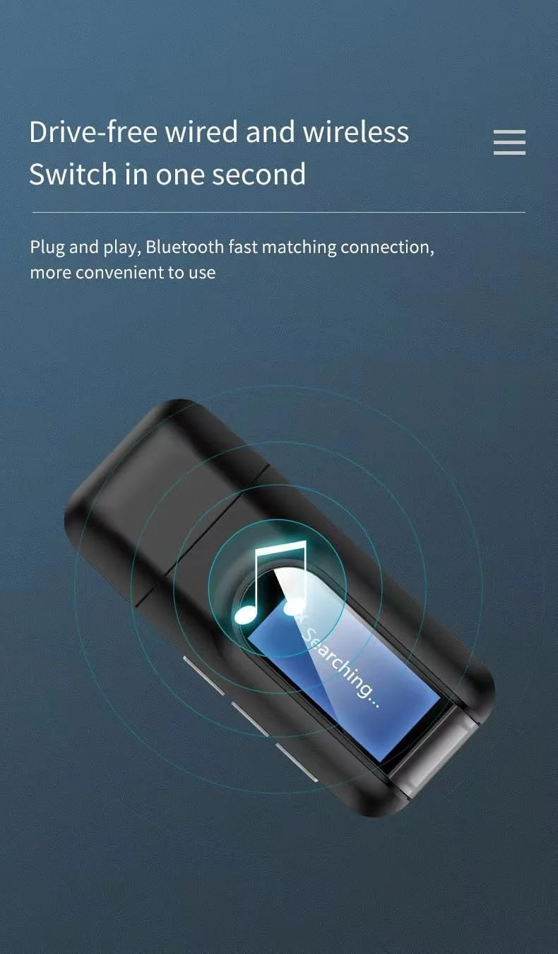 فرستنده و گیرنده بلوتوث 5.0 USB نالاکال برای تلویزیون، آداپتور بلوتوث بی سیم قابل حمل، فرستنده بلوتوث صوتی جک 3.5 میلی متری برای رایانه شخصی، کارت صدا، خودرو، هدفون، بلندگو فرستنده و گیرنده بلوتوث 5.0 USB نالاکال برای تلویزیون، آداپتور بلوتوث بی سیم قابل حمل، فرستنده بلوتوث صوتی جک 3.5 میلی متری برای رایانه شخصی، کارت صدا، خودرو، هدفون، بلندگو