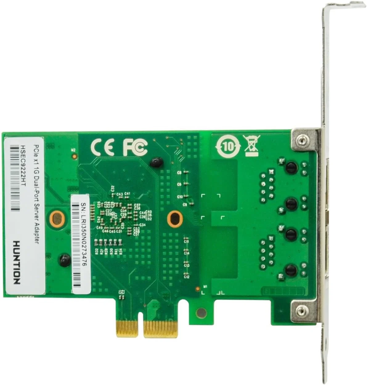 کارت شبکه گیگابیتی NALACAL با تراشه Intel I350، پورت دوگانه RJ45، کارت اترنت PCI Express 2.1 X4 با نمای کم برای ویندوز/ویندوز سرور/لینوکس، قابل مقایسه با Intel I350-T2 NIC کارت شبکه گیگابیتی NALACAL با تراشه Intel I350، پورت دوگانه RJ45، کارت اترنت PCI Express 2.1 X4 با نمای کم برای ویندوز/ویندوز سرور/لینوکس، قابل مقایسه با Intel I350-T2 NIC
