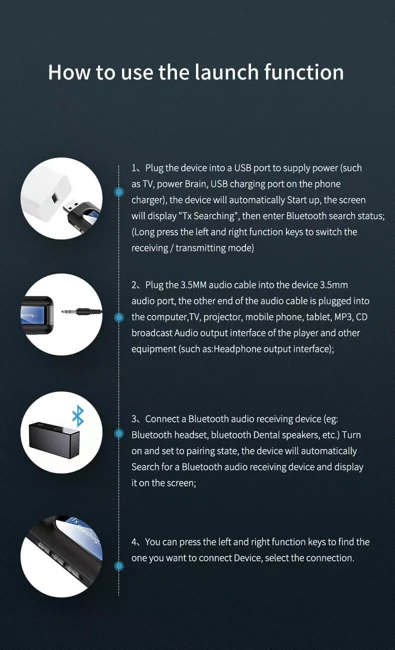 فرستنده و گیرنده بلوتوث 5.0 USB نالاکال برای تلویزیون، آداپتور بلوتوث بی سیم قابل حمل، فرستنده بلوتوث صوتی جک 3.5 میلی متری برای رایانه شخصی، کارت صدا، خودرو، هدفون، بلندگو فرستنده و گیرنده بلوتوث 5.0 USB نالاکال برای تلویزیون، آداپتور بلوتوث بی سیم قابل حمل، فرستنده بلوتوث صوتی جک 3.5 میلی متری برای رایانه شخصی، کارت صدا، خودرو، هدفون، بلندگو