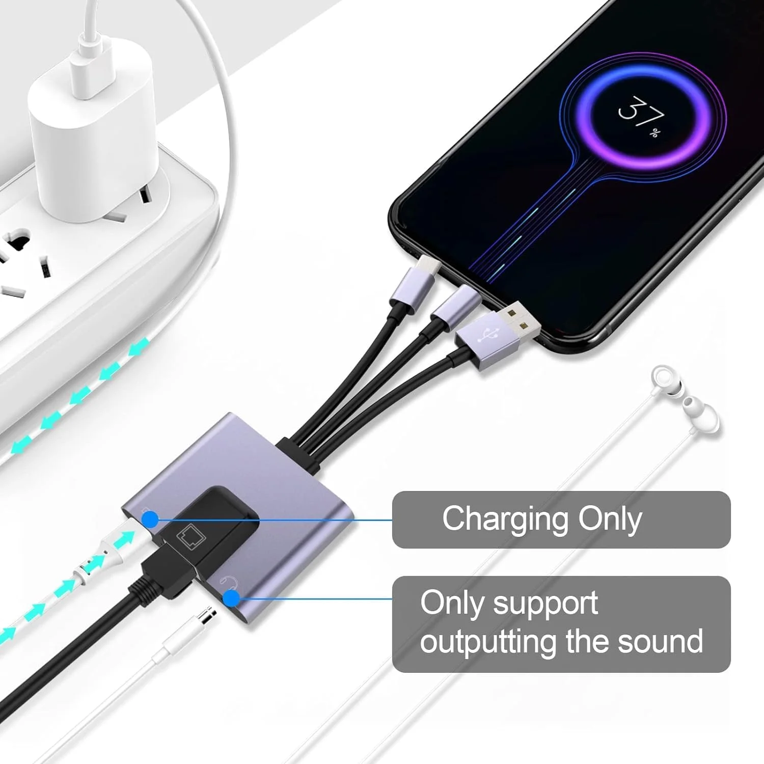 آداپتور USB به اترنت NALACAL، آلومینیومی 3 در 1 بدون نیاز به درایور، آداپتور شبکه LAN با RJ45 10/100Mbps برای لپ تاپ، کامپیوتر، ویندوز، مک، تلفن/تبلت، سوکت صوتی 3.5 میلی متری، Plug and Play آداپتور USB به اترنت NALACAL، آلومینیومی 3 در 1 بدون نیاز به درایور، آداپتور شبکه LAN با RJ45 10/100Mbps برای لپ تاپ، کامپیوتر، ویندوز، مک، تلفن/تبلت، سوکت صوتی 3.5 میلی متری، Plug and Play