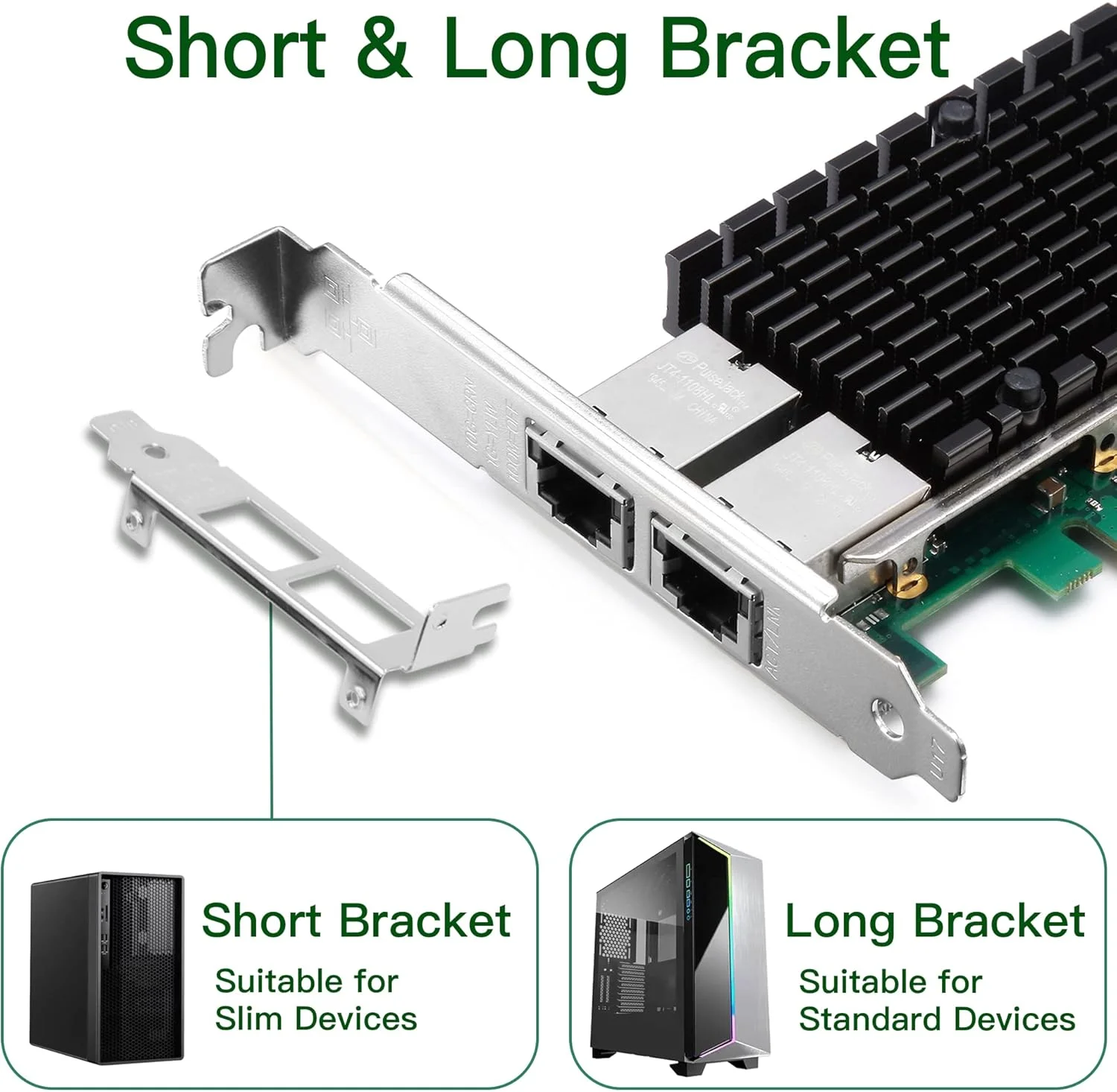 کارت شبکه 10G، تراشه Intel X540، آداپتور اترنت PCI-E NIC دو پورت RJ45، کارت آداپتور اترنت PCI Express X8، جایگزین Intel X540-T2، پشتیبانی از Windows/Windows Server/Linux/Freebsd/VMware کارت شبکه 10G، تراشه Intel X540، آداپتور اترنت PCI-E NIC دو پورت RJ45، کارت آداپتور اترنت PCI Express X8، جایگزین Intel X540-T2، پشتیبانی از Windows/Windows Server/Linux/Freebsd/VMware