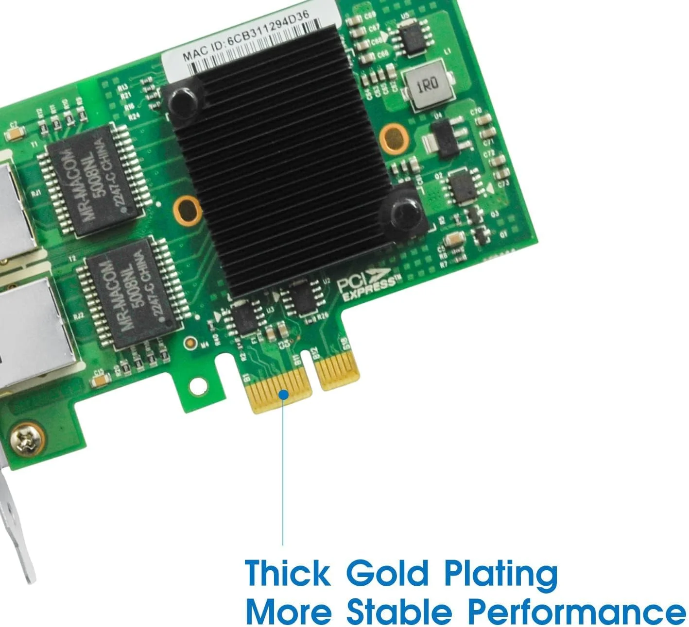کارت شبکه گیگابیتی NALACAL با تراشه Intel I350، پورت دوگانه RJ45، کارت اترنت PCI Express 2.1 X4 با نمای کم برای ویندوز/ویندوز سرور/لینوکس، قابل مقایسه با Intel I350-T2 NIC کارت شبکه گیگابیتی NALACAL با تراشه Intel I350، پورت دوگانه RJ45، کارت اترنت PCI Express 2.1 X4 با نمای کم برای ویندوز/ویندوز سرور/لینوکس، قابل مقایسه با Intel I350-T2 NIC