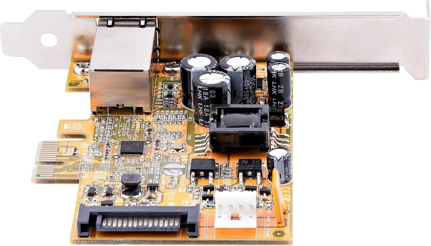 کارت شبکه PoE با سرعت 2.5 گیگابیت بر ثانیه StarTech.com، کارت اترنت PCIe با RJ45، آداپتور شبکه PoE LAN با توان 30 وات 802.3at برای رایانههای رومیزی/سرورها، آداپتور شبکه PoE LAN با براکت کم ارتفاع، NBaseT، ویندوز/لینوکس (ST1000PEXPSE) کارت شبکه PoE با سرعت 2.5 گیگابیت بر ثانیه StarTech.com، کارت اترنت PCIe با RJ45، آداپتور شبکه PoE LAN با توان 30 وات 802.3at برای رایانههای رومیزی/سرورها، آداپتور شبکه PoE LAN با براکت کم ارتفاع، NBaseT، ویندوز/لینوکس (ST1000PEXPSE)