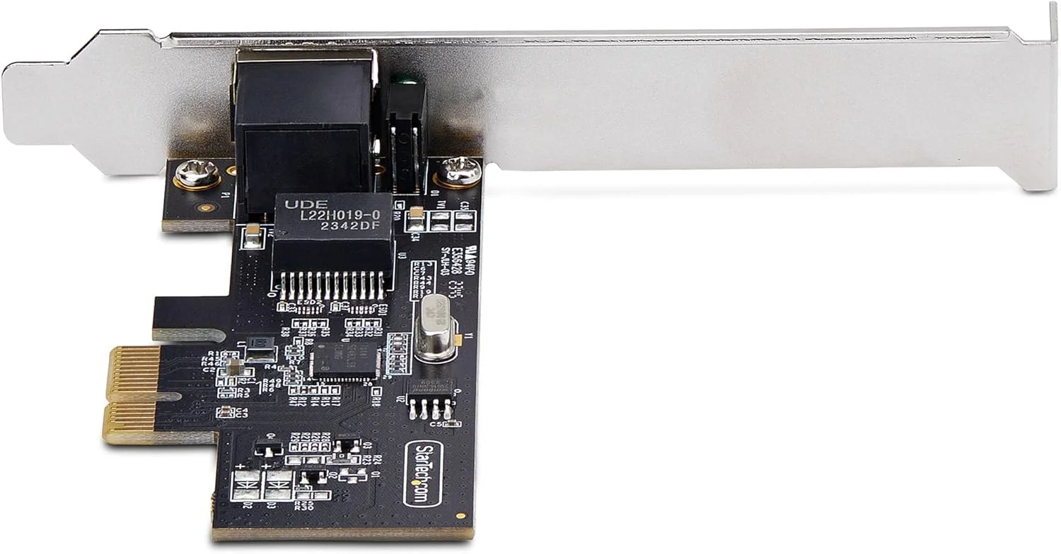کارت شبکه PCIe تک پورت 2.5 گیگابیتی StarTech.com، کارت شبکه کامپیوتر، Intel I225-V، کارت رابط اترنت چند گیگابیتی کارت شبکه PCIe تک پورت 2.5 گیگابیتی StarTech.com، کارت شبکه کامپیوتر، Intel I225-V، کارت رابط اترنت چند گیگابیتی