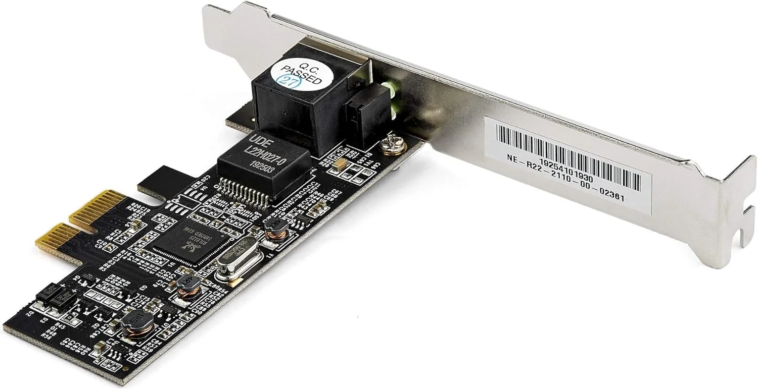 کارت شبکه تک پورت PCIe استار تک - کارت شبکه 2.5 گیگابیتی 2.5GBASE-T PCIe با اسلات x1 PCIe - کارت شبکه PCI Express LAN - RTL8125 (ST2GPEX) کارت شبکه تک پورت PCIe استار تک - کارت شبکه 2.5 گیگابیتی 2.5GBASE-T PCIe با اسلات x1 PCIe - کارت شبکه PCI Express LAN - RTL8125 (ST2GPEX)